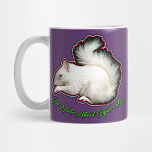 albino squirrel quote Mug